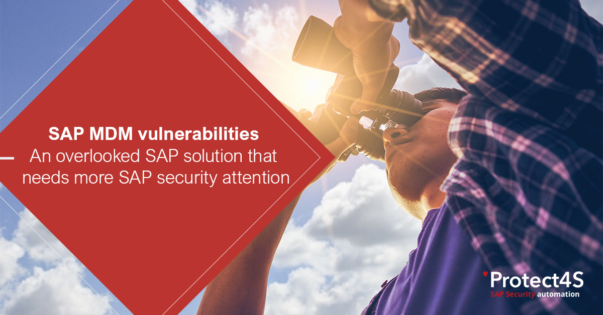 SAP MDM vulnerabilities